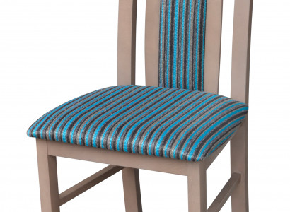 Luxus Design Polster Stuhl Stühle Sitz Lehn Büro Holz Esszimmer Massiv